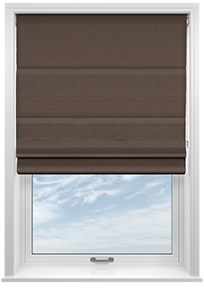 Cortona, Bronze Earth - Twist&Fit Roman Blind